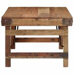 vidaXL Table basse Marron 110 x 55 x 40 cm Bois Recyclé Solide