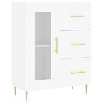 vidaXL Buffet blanc 69 5x34x90 cm bois d'ingénierie