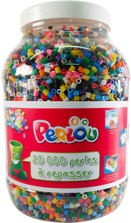 Baril 20 000 perles à repasser Perlou (Ø5 mm)