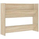 vidaXL Armoire à chaussures murale Chêne Sonoma 80x18x60 cm Aggloméré