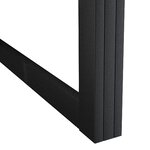 vidaXL Porte coulissante quincaillerie Aluminium et verre ESG 76x205cm