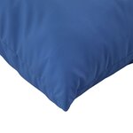 vidaXL Coussins de palette lot de 2 bleu royal tissu