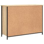vidaXL Buffet chêne sonoma 100x35x75 cm bois d'ingénierie
