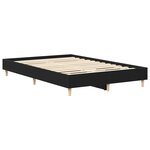 vidaXL Cadre de lit Chêne noir 120 x 200 cm Bois d'ingénierie