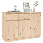 vidaXL Buffet 110x34x75 cm bois massif de pin