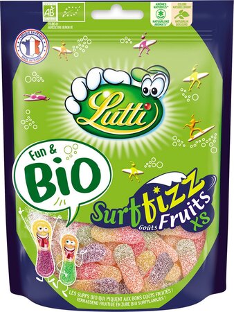 Lutti Bonbon surffizz fruits Bio