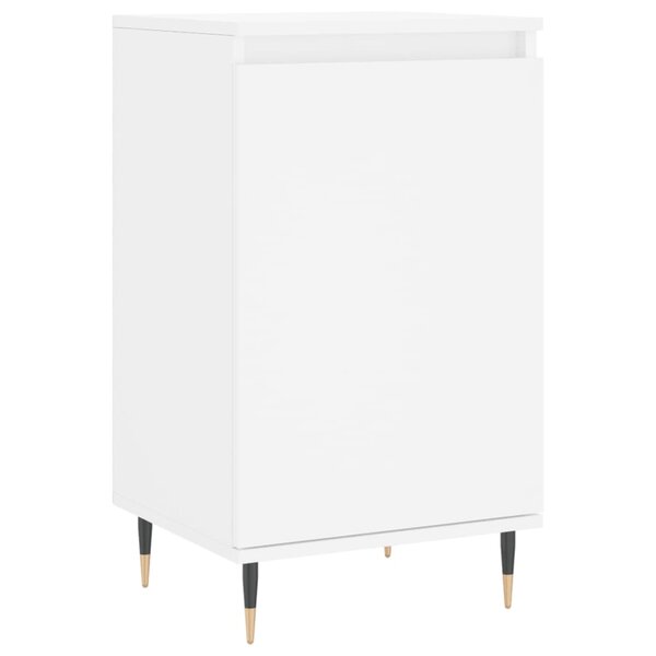 vidaXL Buffet blanc 40x35x70 cm bois d’ingénierie