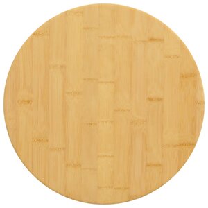vidaXL Dessus de table Ø30x1 5 cm bambou