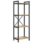 vidaXL Bibliothèque Chêne sonoma 40 x 30 x 118 cm Bois d'ingénierie