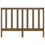 vidaXL Tête de lit Marron miel 146x4x100 cm Bois massif de pin