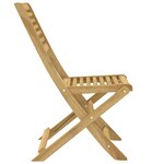 vidaXL Chaises pliables de jardin lot de 2 bois massif d'acacia