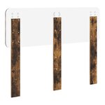 vidaXL Tête de lit Chêne fumé 135 cm Bois d'ingénierie
