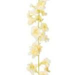 vidaXL Guirlandes de fleurs de Noël 6 Pièces champagne 180 cm
