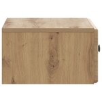 vidaXL Cabinet de chevet mural Chêne artisanal 49 x 34 5 x 20 cm