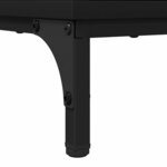 vidaXL Meuble de Lavabo de Salle de Bain Noir 60 5 x 33 5 x 61 cm