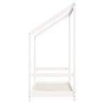 vidaXL Cadre de lit pour enfant blanc 70x140 cm bois de pin massif
