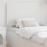 vidaXL Tête de lit Blanc 90 cm Bois d'ingénierie