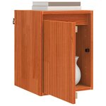 vidaXL Meuble mural Cire marron 30 x 30 x 40 cm Bois de pin massif