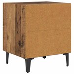 vidaXL Armoire de lit Bois ancien 40 x 35 x 47.5 cm Bois d'ingénierie