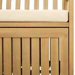 vidaXL Banc de rangement 2 -Seater 170 x 63 x 84 cm Rectangulaire