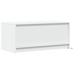 vidaXL Table basse avec lumières LED blanc bois d'ingénierie