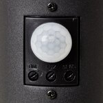 Potelet extérieur avec détecteur de mouvement Dody E27 Noir - Certification IP44