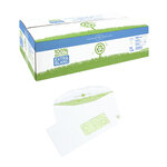 Enveloppe papier format c6, 114 x 229 mm, avec fenêtre, 80 g/m² fermeture gommée, blanc (paquet 1000 unités)