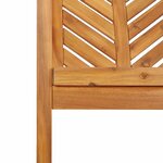 vidaXL Ensemble de salle à manger pour jardin 9 Pièces Marron