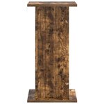 vidaXL Support de Plante Chêne fumé 30 5 x 30 x 60 5 cm