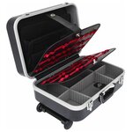 Ks tools chariot à outils à coque dure 31x16x43 5 cm abs noir