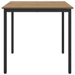 vidaXL Table de salle à manger / Table de repas MÉTAL