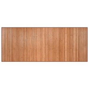 vidaXL Tapis rectangulaire naturel 80x200 cm bambou