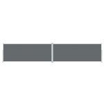 vidaXL Auvent latéral rétractable Anthracite 200x1000 cm