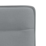 vidaXL Chaises à manger lot de 2 gris clair tissu