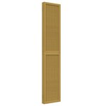 vidaXL Cloison de séparation 5 panneaux marron bois paulownia massif