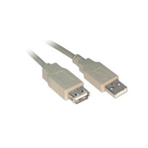 Rallonge éco USB 2.0 A / A grise - 0,6 m GÉNÉRIQUE