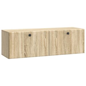 vidaXL Meuble TV mural 98 x 31 x 30 cm Chêne Sonoma Bois d'ingénierie