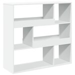 vidaXL Cloison de séparation blanc 100x33x94 5 cm bois d'ingénierie