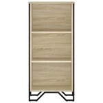 vidaXL Bibliothèque chêne sonoma 50x31x106 cm bois d'ingénierie