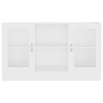 vidaXL Armoire à vitrine Blanc 120x30 5x70 cm Bois d'ingénierie