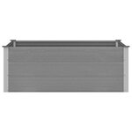 vidaXL Lit surélevé de jardin WPC 150x100x54 cm Gris