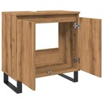 vidaXL Armoire de salle de bain chêne artisanal 58x33x60 cm