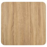 vidaXL Table de bistro marron clair 50x50 cm MDF