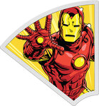 Pièce de monnaie en Argent 2 Dollars g 31.1 (1 oz) Millésime 2023 MARVEL Avengers IRON MAN