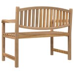 vidaXL Banc de jardin 114x59x87 cm bois de teck solide