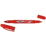 Marqueur Permanent MONO twin 0 8 et 0 4 mm Rouge TOMBOW