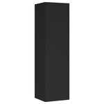 vidaXL Meuble TV Noir 30 5x30x110 cm Bois d’ingénierie