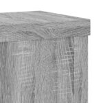 vidaXL Supports pour plantes 2 Pièces sonoma gris bois d'ingénierie