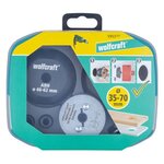 wolfcraft Jeu d'outils d'agrandissement de trous à scies cloches 3 Pièces