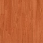 vidaXL Canapé de jardin extensible cire marron bois massif de pin